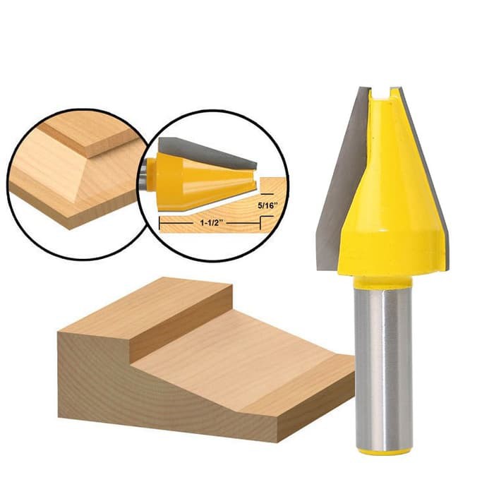 Mata Profil Kayu 1/2" Vertical Panel Raised Door Mata Router Bit Profil Pintu