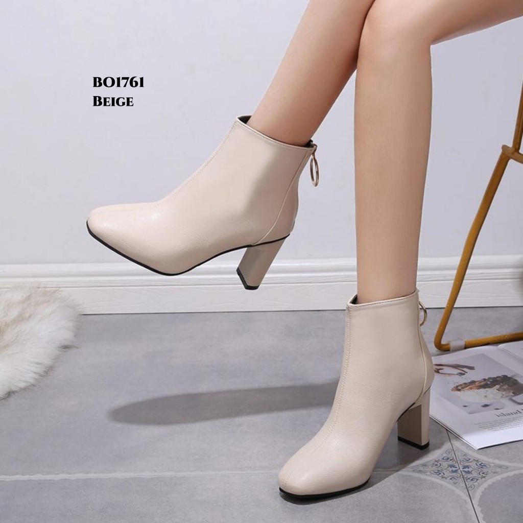 RESTOCK PRF Sepatu Boots Heels Korea BO1761