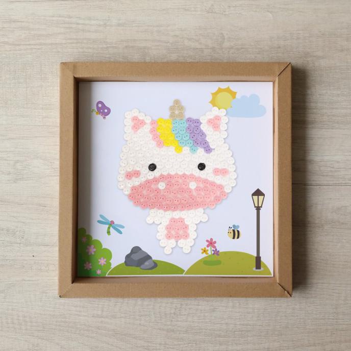 Animal Buttons Painting Craft Kit - DIY - Kerajinan Tangan Anak - Unicorn