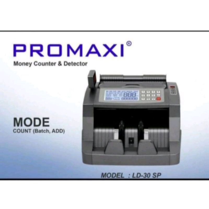 Money Counter PROMAXI LD30SP / Mesin Hitung Penghitung Uang LD 30SP