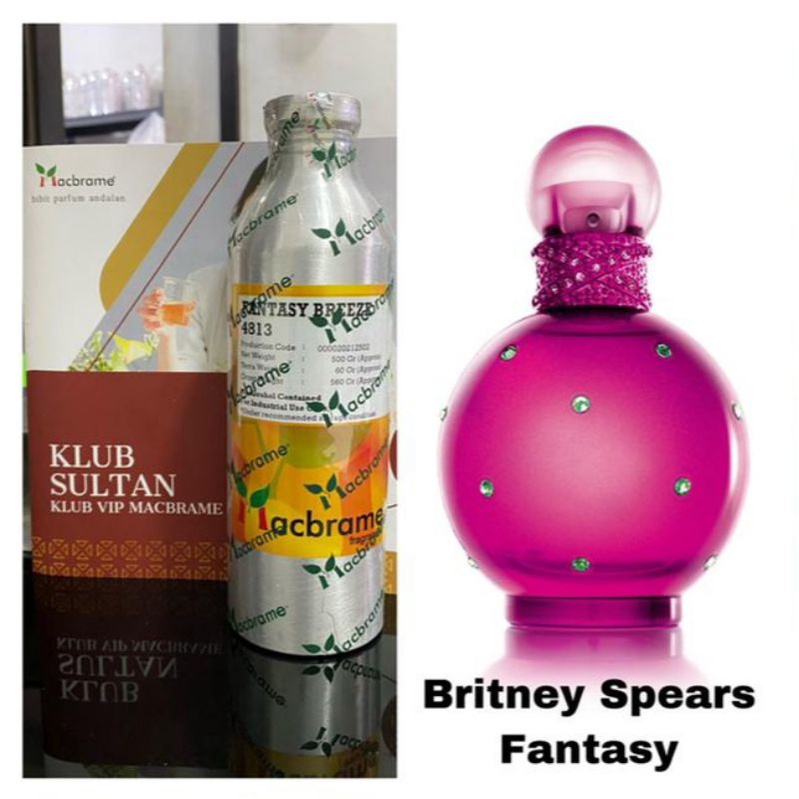 bibit parfum britney spears fantasy original 100mg murni asli