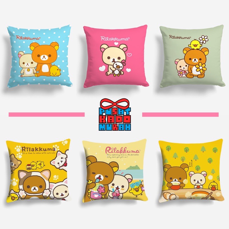 Bantal Sofa Rilakuma Series 40x40 cm - Pusat Kado Murah