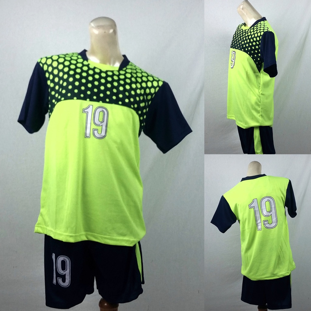 Setelan Baju/Kaos Sepak Bola/Futsal Team/Tim Anak Hijau