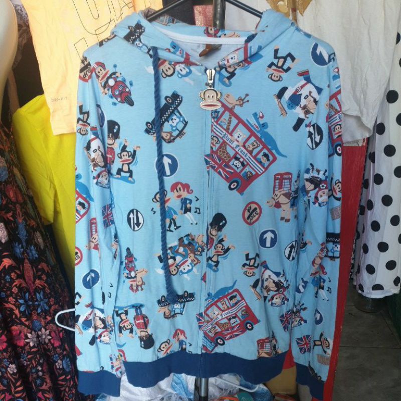 hoodie Zipper Paul & Frank full print