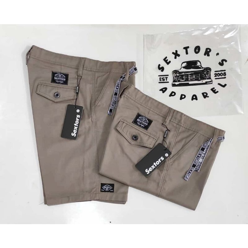 CELANA PENDEK CHINOS ORIGINAL SEXTOR PRIA CELANA PENDEK JEANS SIZE 28-33