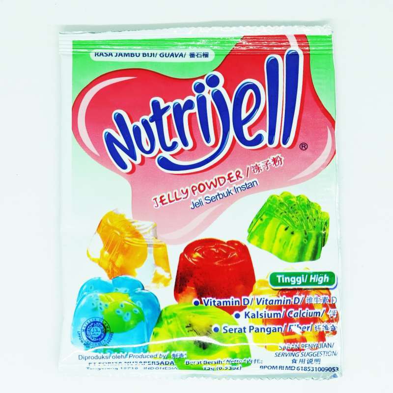 

NUTRIJELL JAMBU BIJI/GUAVA Sachets 15 gram