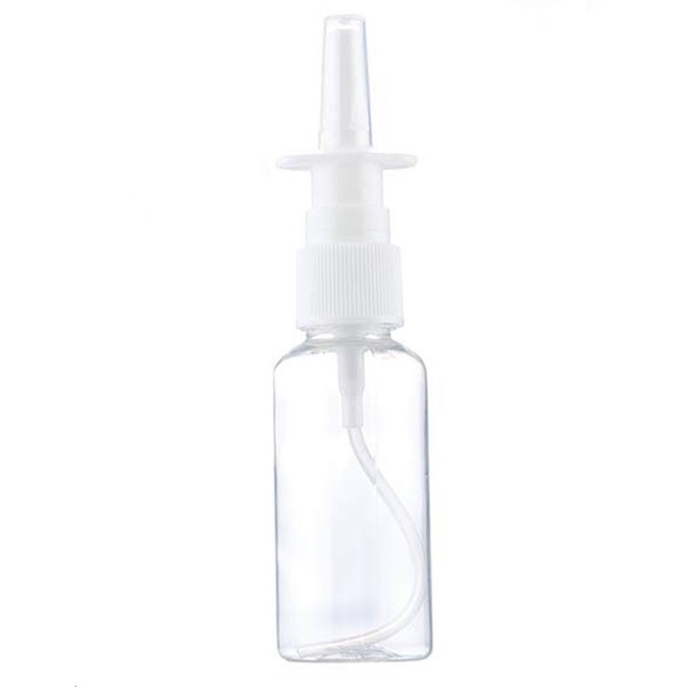 Botol Semprot 10 / 20 / 30ml Portable Bahan PET Transparan Untuk Hidung