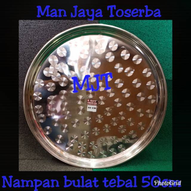 NAMPAN BULAT STAINLESS 50CM / NAMPAN ROSH