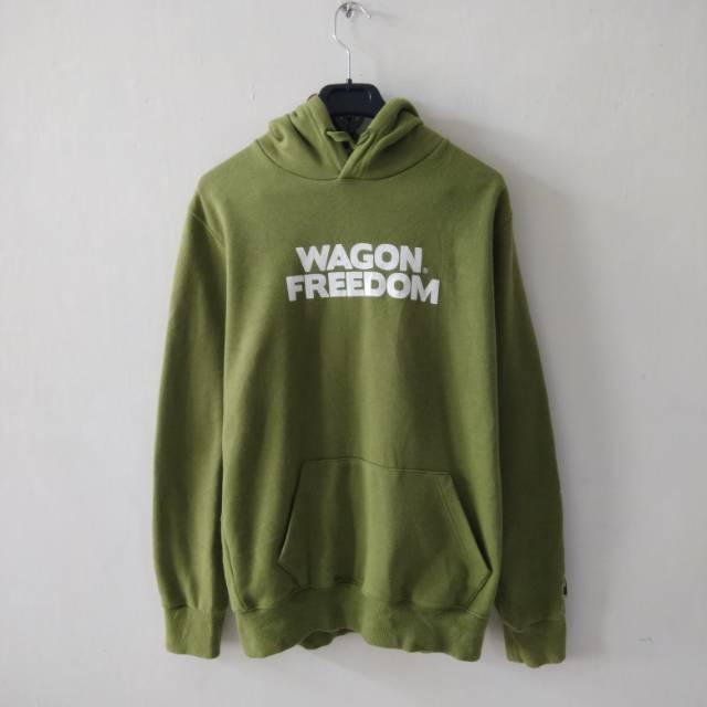 Hoodie Wagon Freedom Green