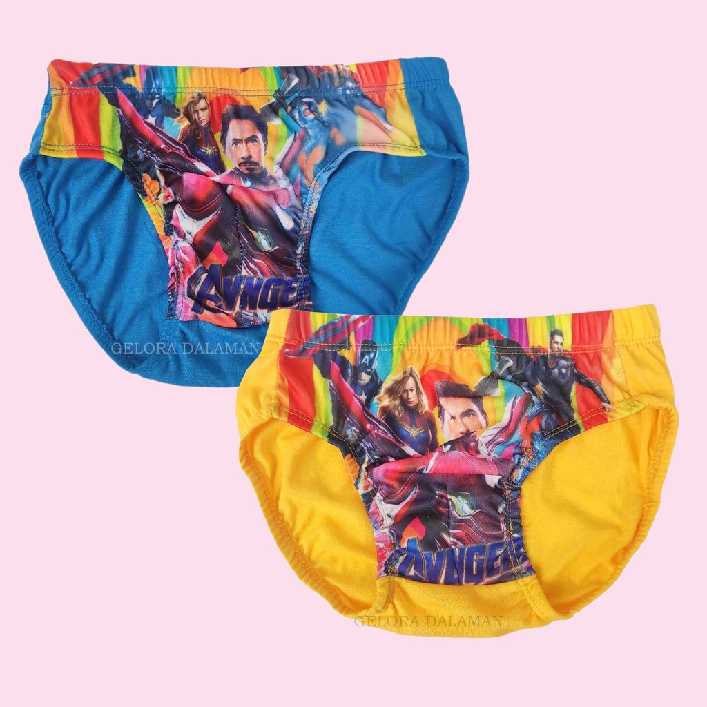6 Pcs Celana Dalam Anak Laki Pakaian Dalam Anak Cowok Karakter Gambar