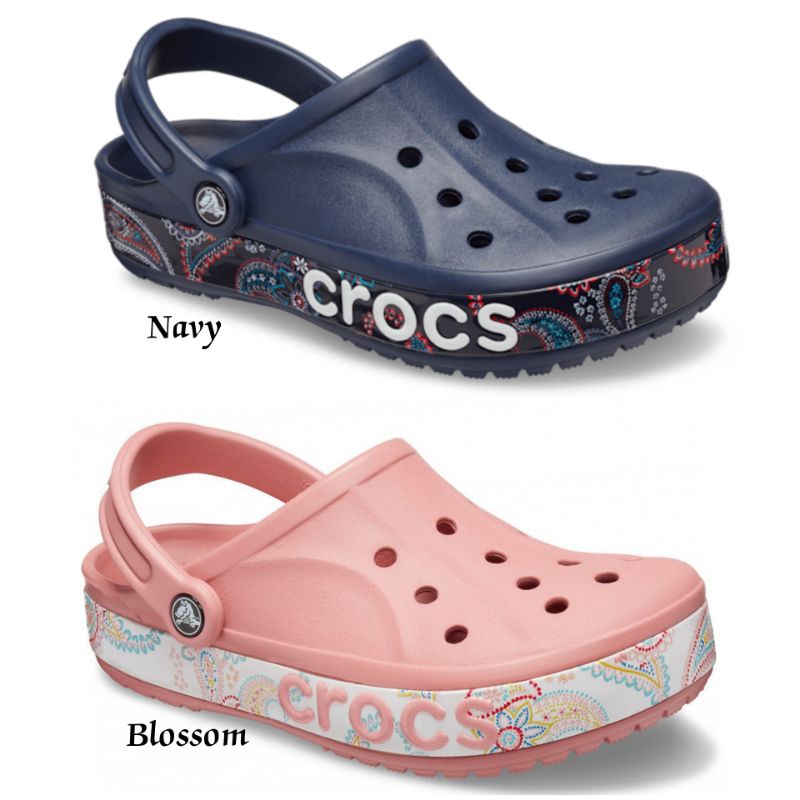 Sandal Crocs Bayaband Bandana Print Clog / Bayaband Graphic / Sandal Crocs Unisex Pria Dan Wanita