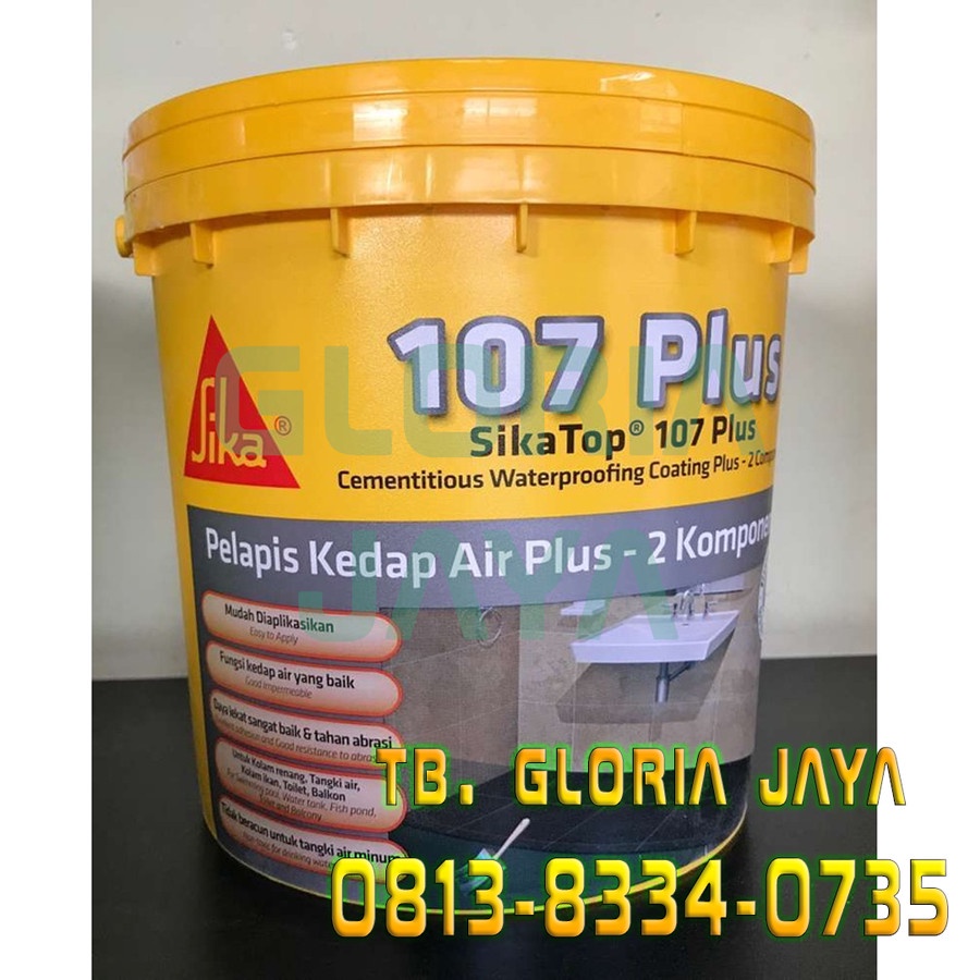 sika 107 kemasan galon set 4 kg semen dengan 1 kg