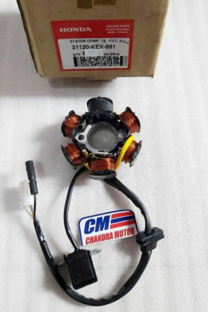 Spul spol stator comp statorcomp supra x 100 asli HONDA AHM 31120-KEV-881