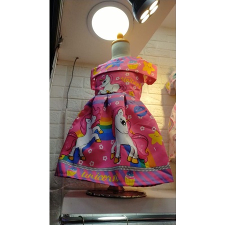 DRESS  UNICORN ANAK