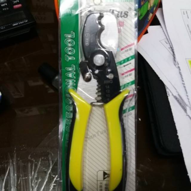 TANG KUPAS KABEL FIBER OPTIC SANTUS WIRE STRIPPER SANTUS