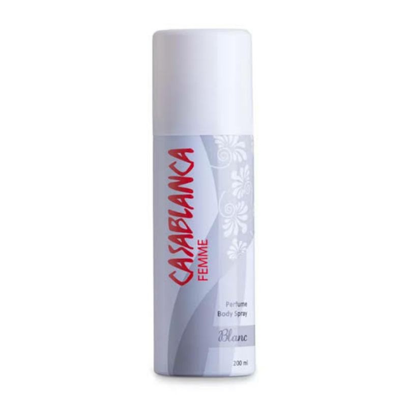 Casablanca HOMME Perfume Body Spray 200 ML ~ Casablanca Kaleng Original 100%