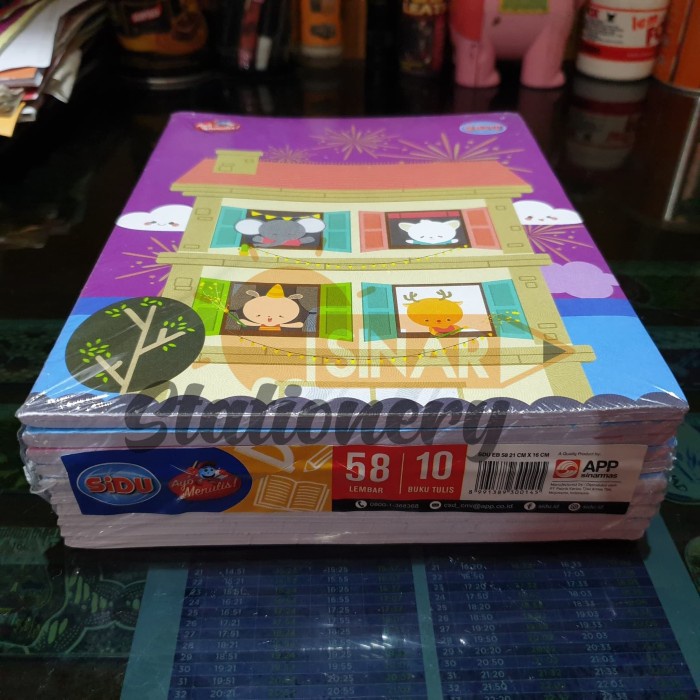 

Cantik Buku Tulis Sidu 58 1Pak Isi 10Pc Hemat