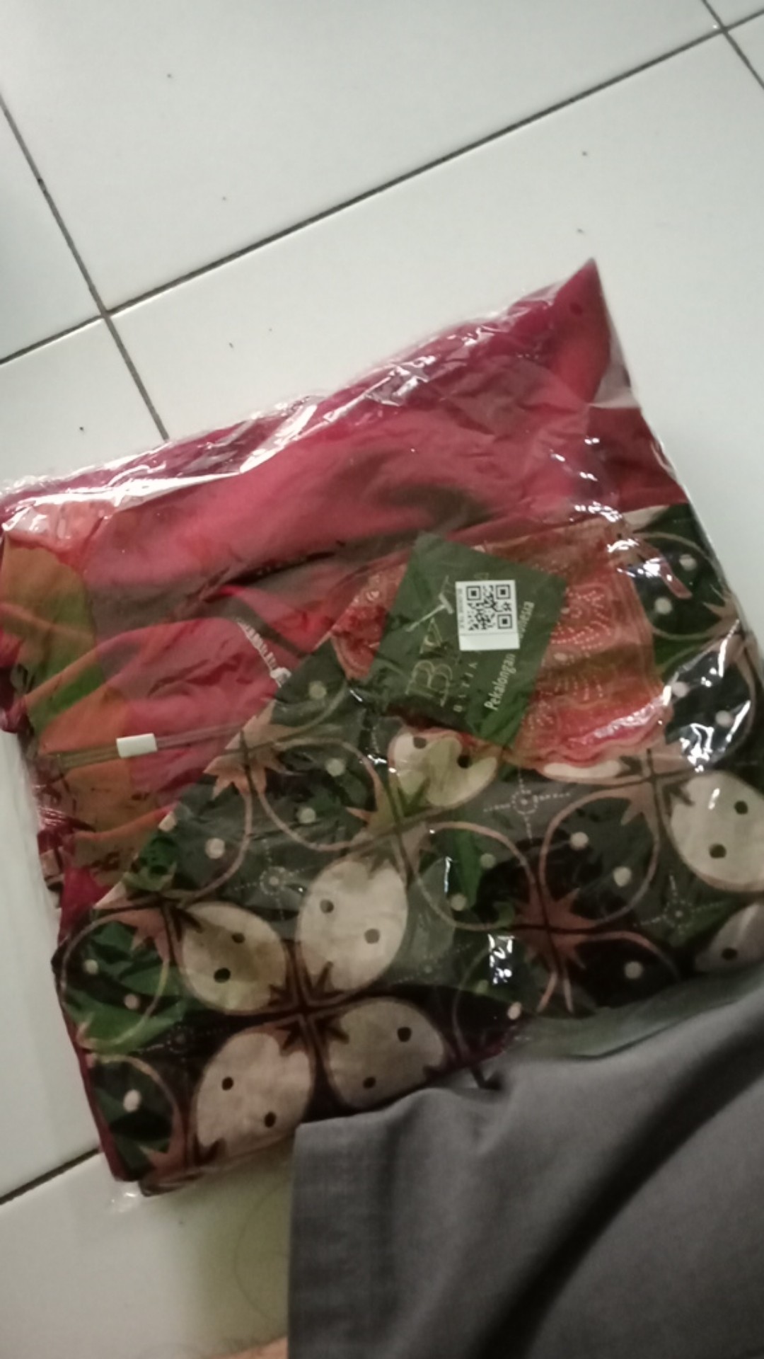 Kople Blouse Batik Kombinasi Plus Tile, Kople Blus Batik, Kople Atasan Batik, Blus Kople,atasan Blus