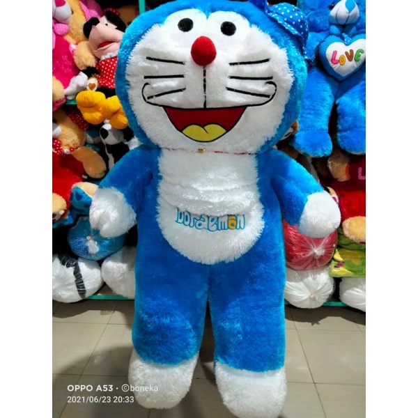 Boneka Super Jumbo Doraemon Topi Uk 1,2 Meter Terlaris