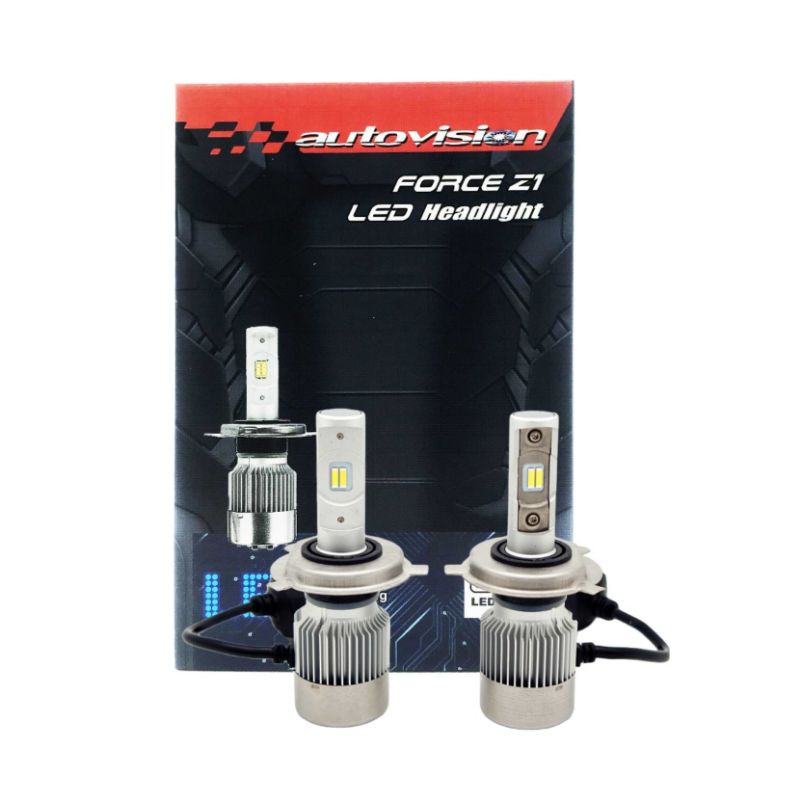 Lampu LED H4 Autovision Force 30 Watt 6.000 Kelvin Bohlam LED Mobil Motor H4