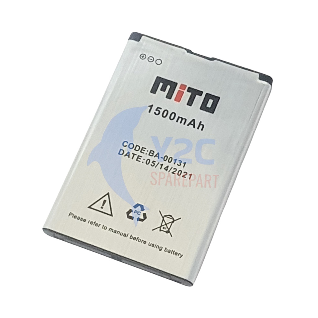 BATERAI ORIGINAL OEM MITO A67 / BA-00131 / BA00131 / BATRE / BATERE / BATRAI / BATREI / BATU