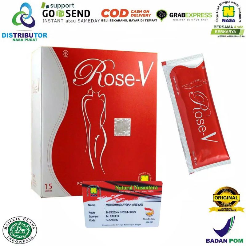 COD ROSEV ROSE V NASA HERBAL AMPUH ATASI MASALAH KEWANITAAN ROSEV NASA BPOM HALAL