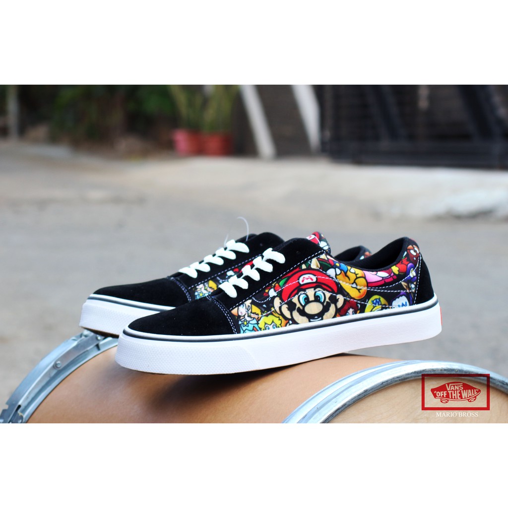 COD Sepatu Vans Oldskool Bw N All White Sket Sekolah Olahraga Santai Sport Sneakers Murah 36-43-2