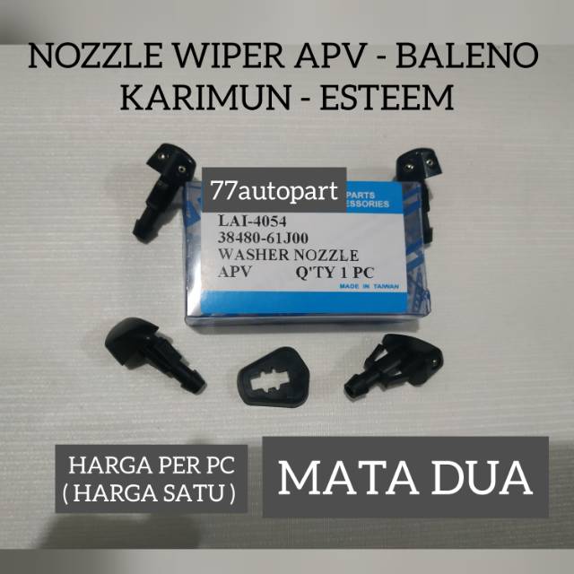 Nozzle wiper mata semprotan air apv baleno karimun esteem