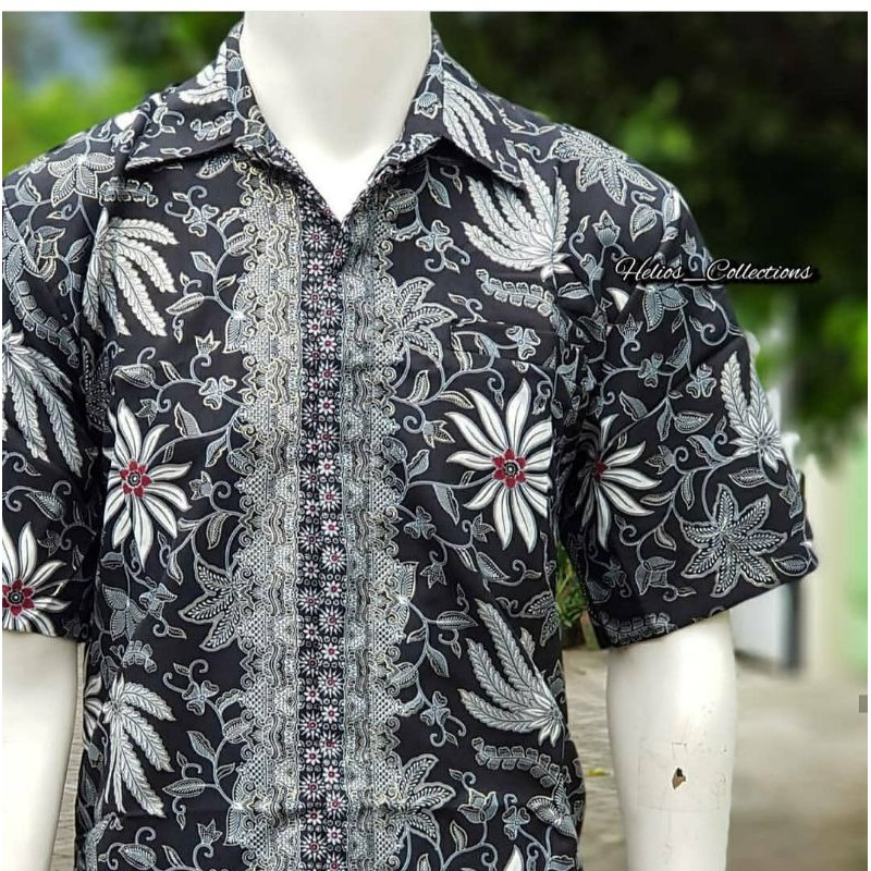 Kemeja Batik Katun Silky Semi Sutra - Kemeja Pendek Batik