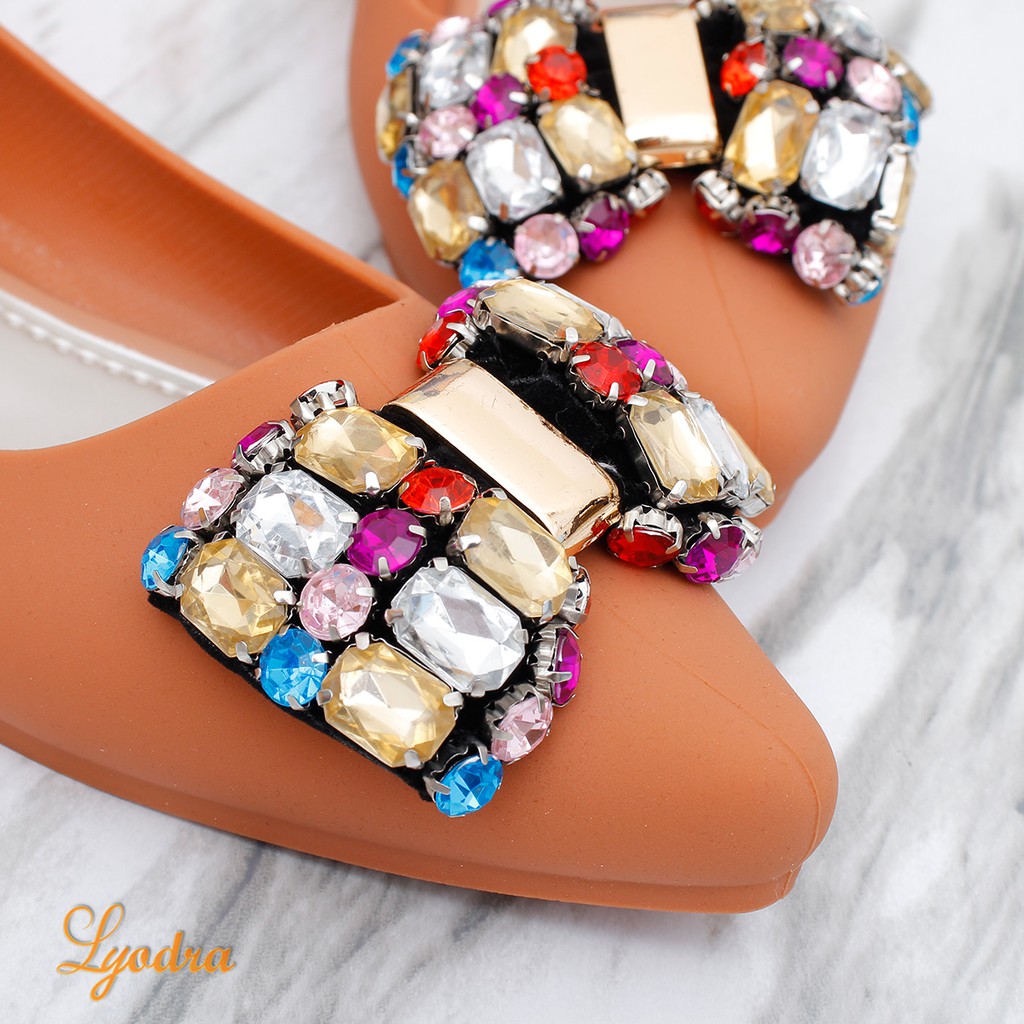 Yodra / Lyodra Joanna Flat Jelly Shoes Import LDR208 Real Pict