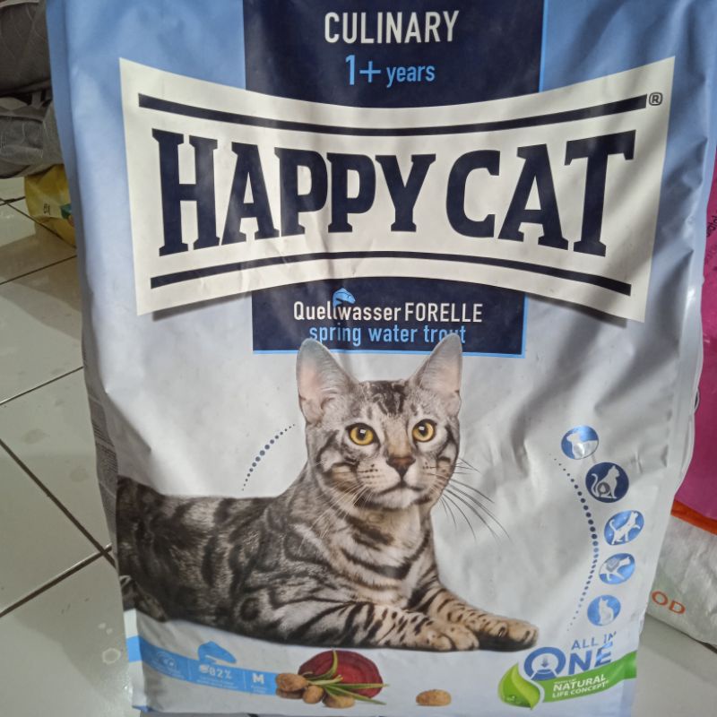 GOJEK HAPPY CAT SPRINGWATER TROUT MAKANAN KUCING DEWASA 10KG