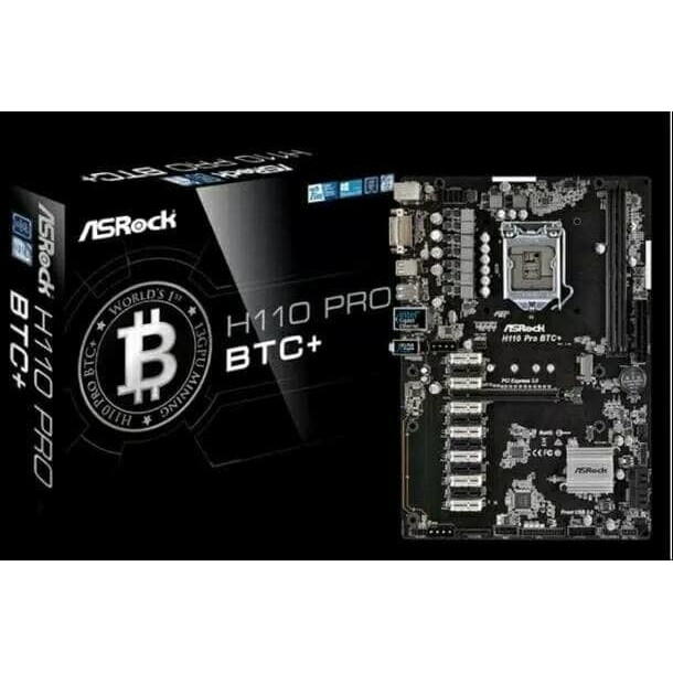 READY STOK  Asrock H110 PRO BTC+ GARANSI RESMI ASTRINDO [ 13 VGA]