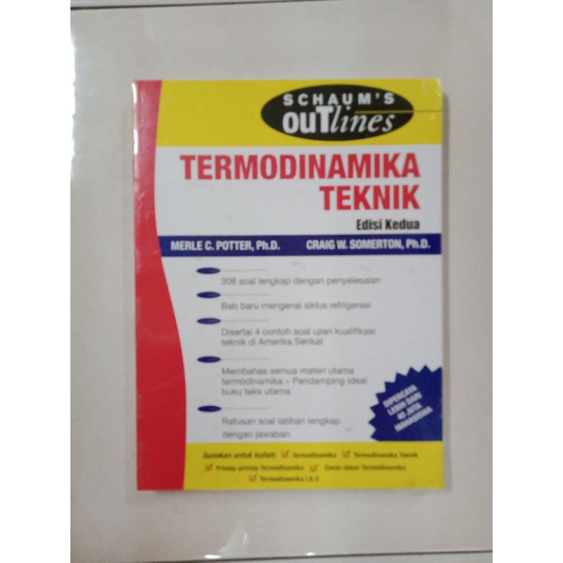 original schaum,s outlines termodinamika teknik