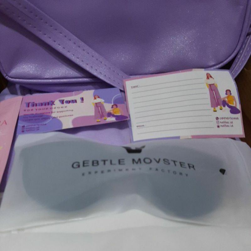 OOTD Lilac Sweater Oversize Crop Special Gift Box Kado Wanita Hampers ONE SET-Non box