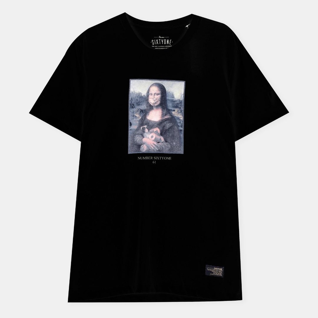 Number 61 Kaos Pria Monalisa Euric T-Shirt