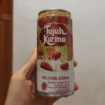 

Tujuh Kurma susu steril kurma 1pcs kaleng 189ml