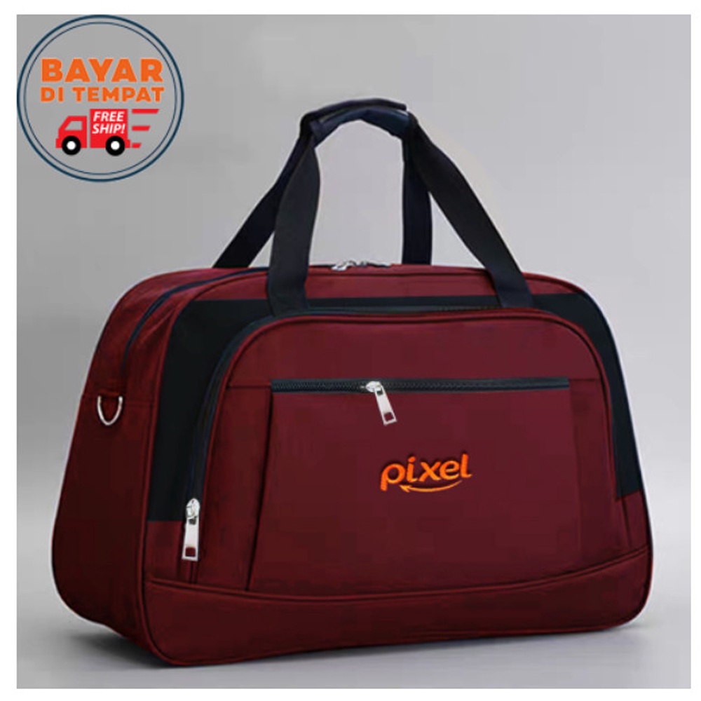 11.11&amp;12.12 BIG SALE!! Travelbag Pixel P90 Tas Pakain Multifungsi Bisa Selempang dan Jinjing Tas Mudik tas Duffel Tas Baju Bayi Travel Bag Terbaru