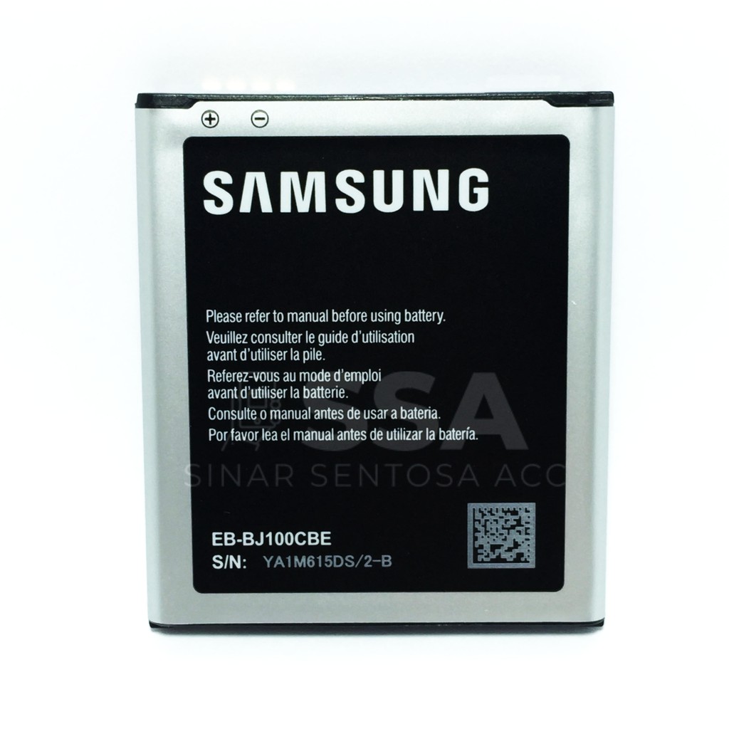 Baterai Original 100% Samsung Galaxy J1 J100 J1 2015 EB-BJ100CBE J100CBE Batrai Batre HP Garansi Ori