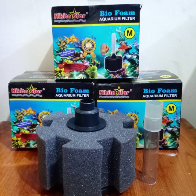 Bio Foam Filter Size M / Bio Sponge filter Aquarium / Biofoam Nikita M