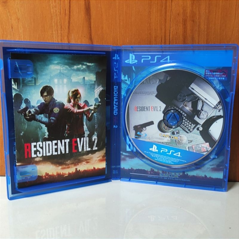 Kaset Resident Evil 2 Remake PS4 Residen RE RE2 Playstation PS 4 5 Biohazard hazard Zombie 3 8 Cd Bd Game Residentevil 2 residenevil 3 7 8 village ps4 ps5 games Region 3 Asia Reg