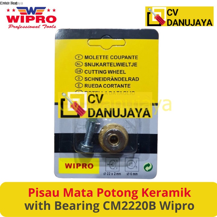 Pisau Mata Potong Keramik Cutter Ceramic with Bearing CM2220B Wipro