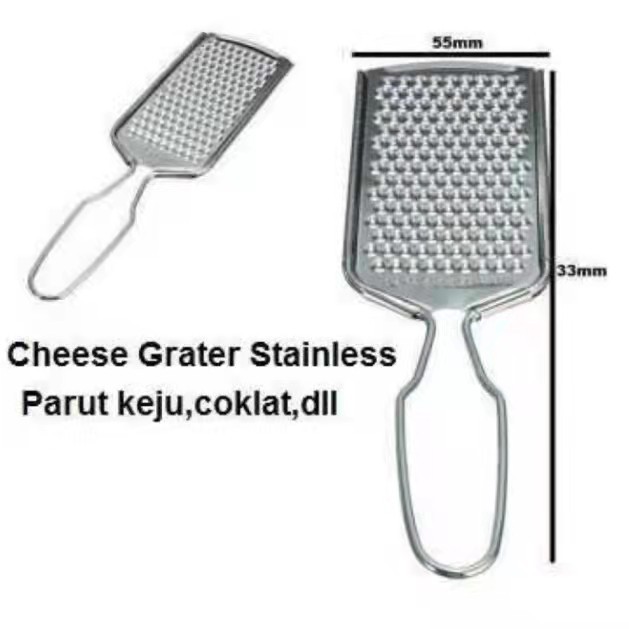 Parutan Keju Kentang Cheese Peeler Coklat Grater Parutan Stainless Stell Alat Parut KC006