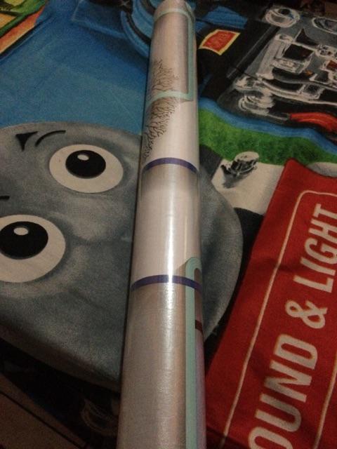 Wallpaper Stiker Dinding 3d Biru / Wallpaper Dinding 3d Biru 45cm*10m