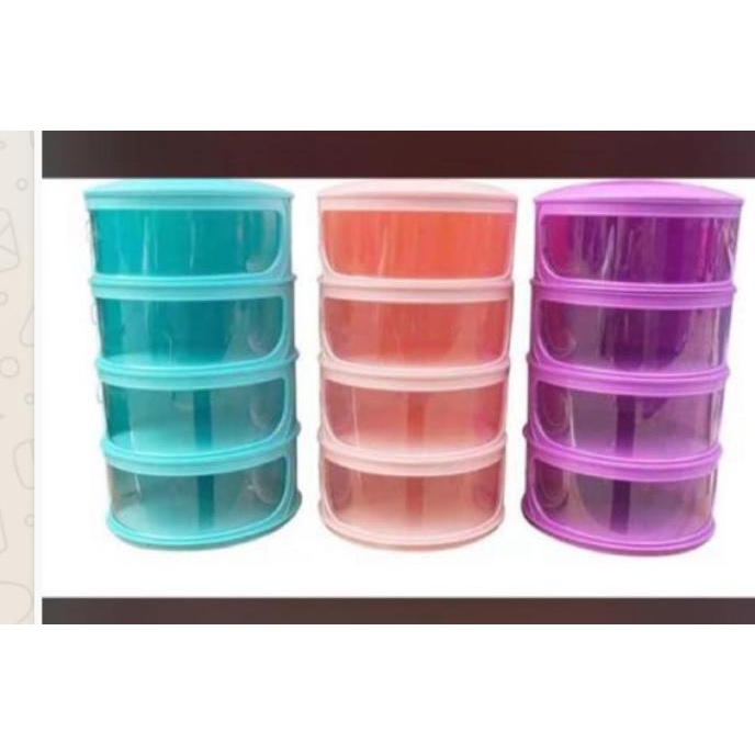 Tudung saji susun 4 susun food cover