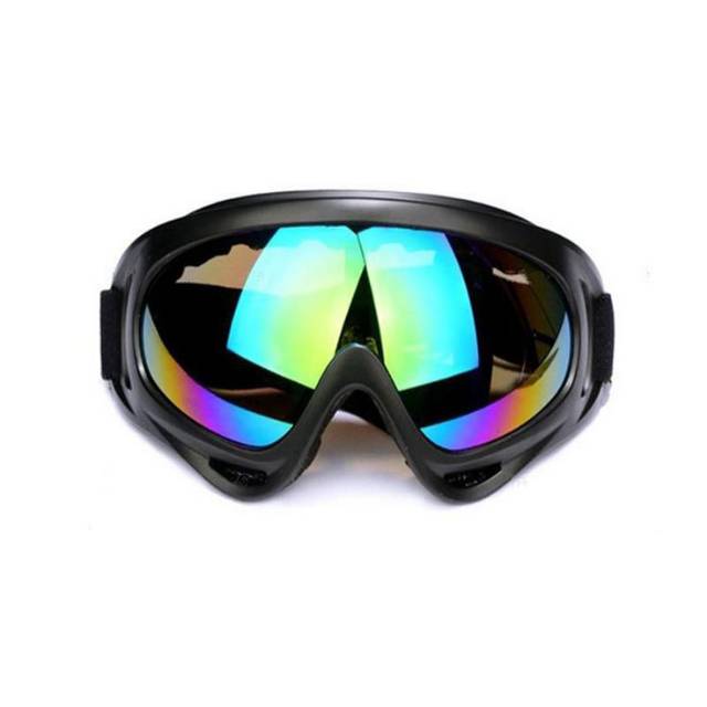 Kacamata Goggle Ski Tactical / Kacamata Helm Sepeda Motor Kacamata Google Lensa Pelindung mata wide