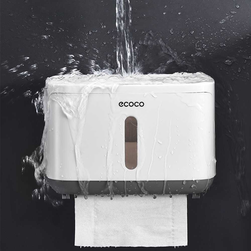 ECOCO Kotak Tisu Tissue Storage Toilet Paper Box Dispenser - E1807