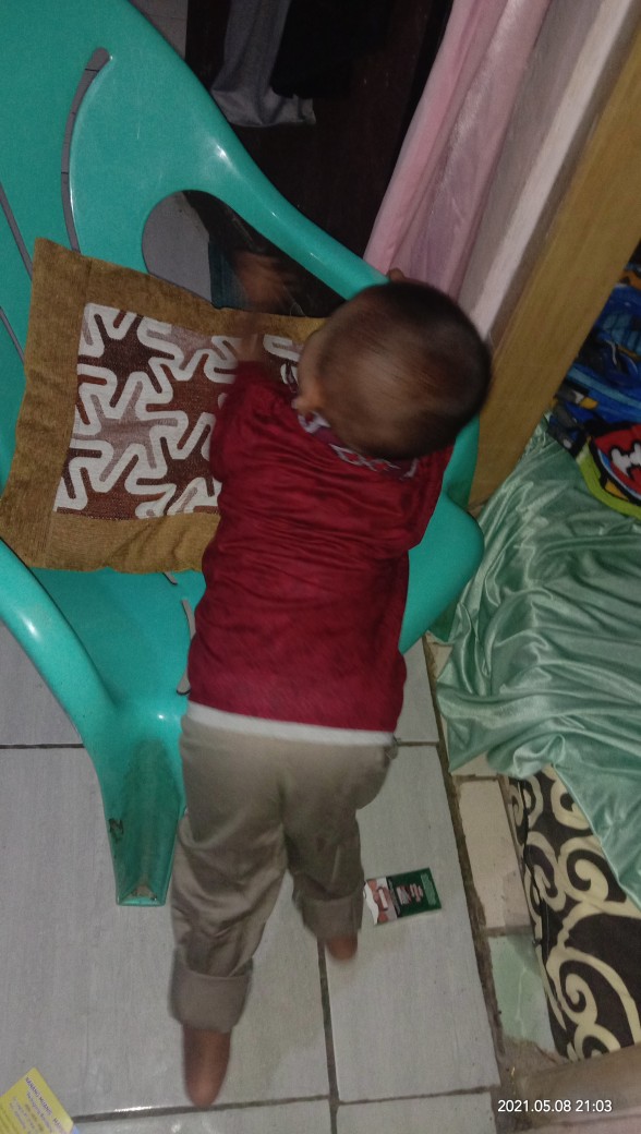 Batik Couple Keluarga Maura Couple Sania Ruffle Ori Ndoro Jowi Dnt Termurah Motif Mega Mendung Merah