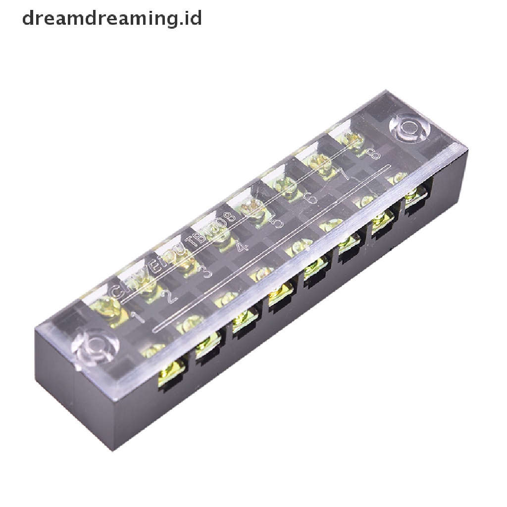 (dreamdreaming.id) Strip Terminal Block 600V 15A 8 Posisi