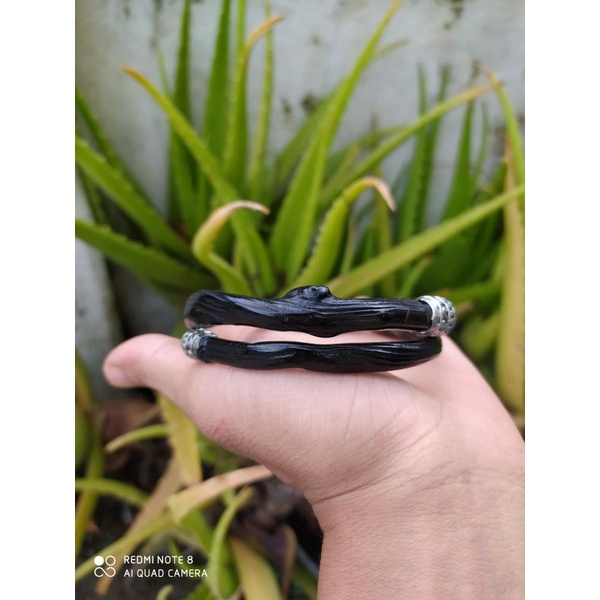 Akar Bahar hitam gelang akar Bahar hitam asli variasi monel