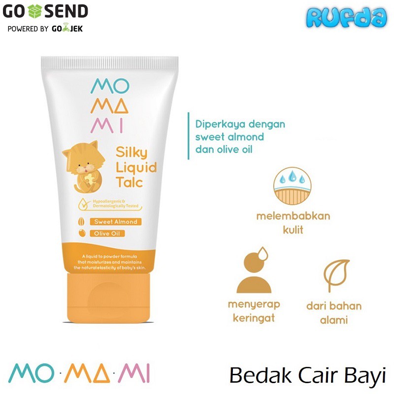 MoMaMi Silky Liquid Talc Bedak Cair Bayi